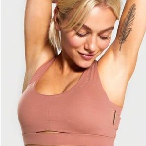 Whitney Simmons x Gymshark sports bra Moab Brick